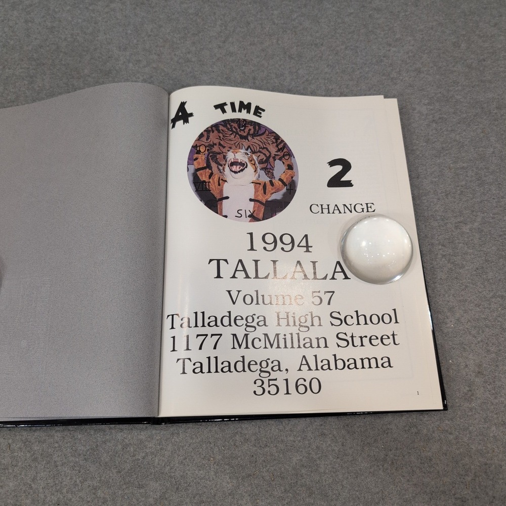 Talladega High School Tallala 1994 Yearbook Volume 57 Alabama A Time 2 Change - Picture 4 of 4